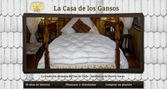 Desktop Screenshot of lacasadelosgansos.com